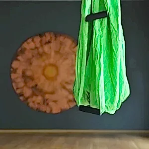 Yeşil Hamak Yoga Ekipmanı