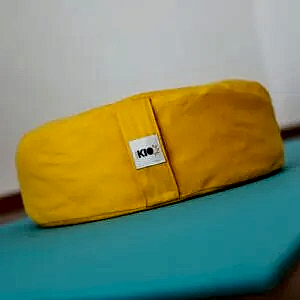 Sarı Meditasyon Minderi (%100 Doğal ve Pamuklu)